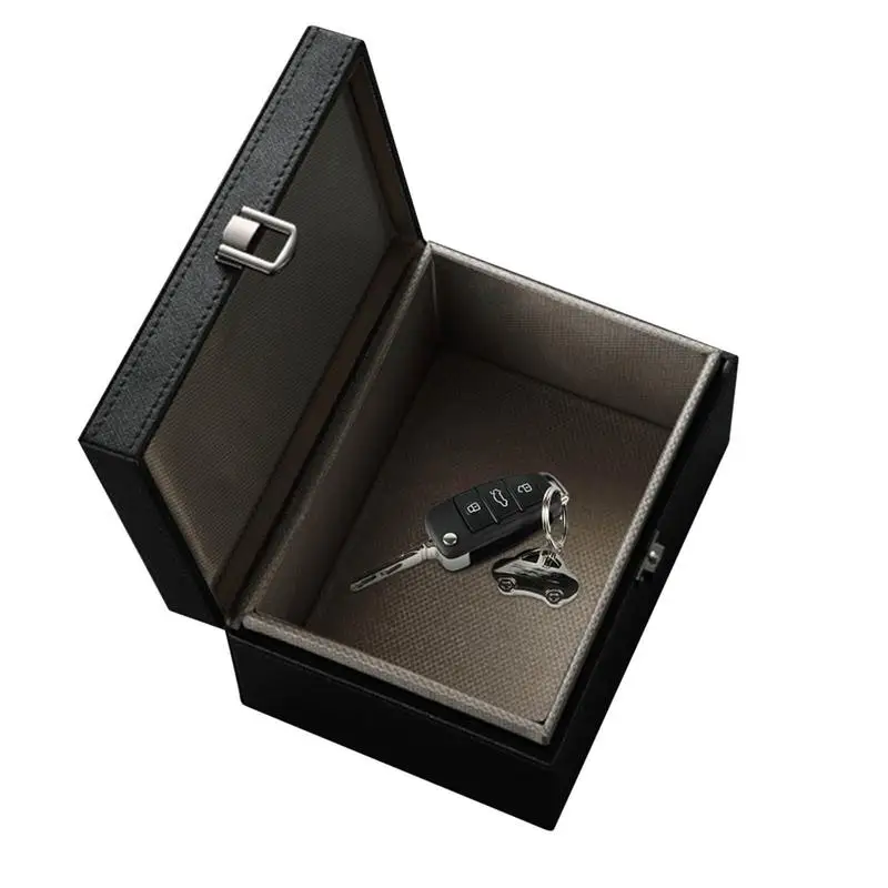 

RFID Box For Car Keys Car Key Fob Protector Signal Blocker For Keyless Fob Anti-Theft Box RFID Signal Blocking Cage