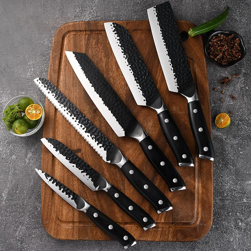 

Knives Of All Kinds Of Cleaver Sashimi Nakiri Chef Bread Kiritsuke Paring Boning Utility Santoku Handmade Forged Kitchen Knife