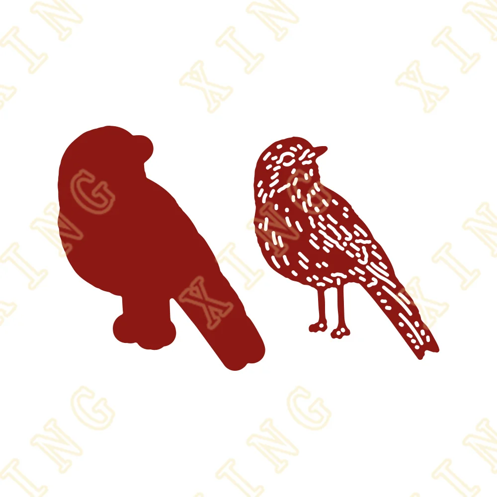 

Bird Chipper Die Set Metal Cutting Die Scrapbook Embossed Paper Card Album Craft Template Cut Die Stencils New for 2023 Arrival