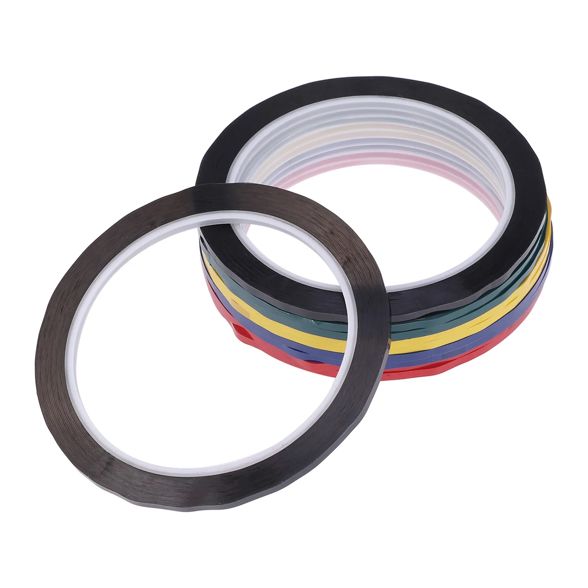 

Seamless Warning Segment Tape Whiteboard Scribe Desktop Logo Color Marking Line Electric Black