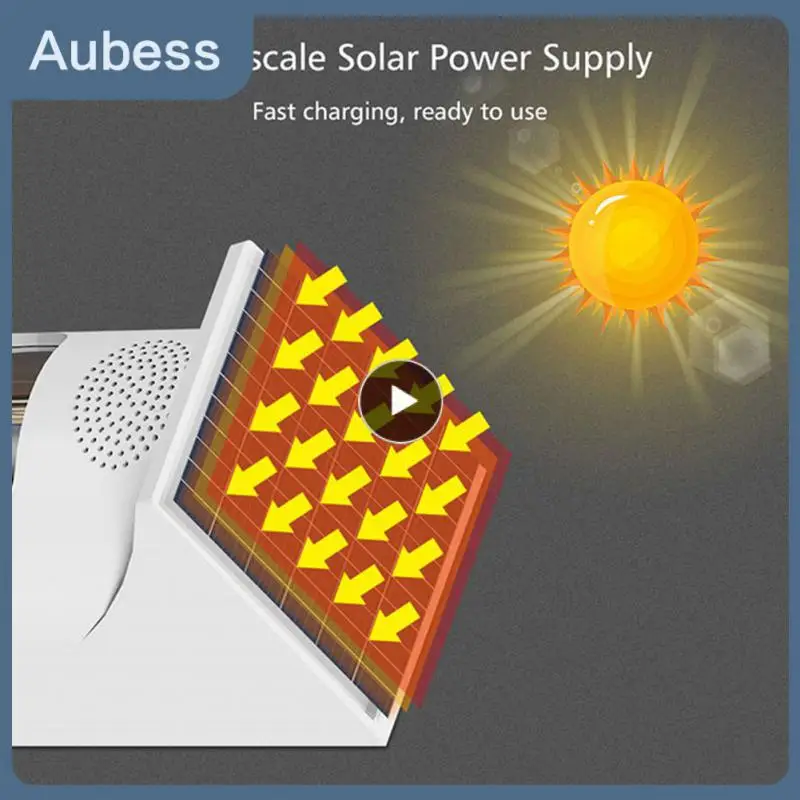 

Solar Energy Rf433 Alarm Light Foldable Human Body Infrared Lamp Outdoor Security Security Alarm 110db Loud Induction Lamp