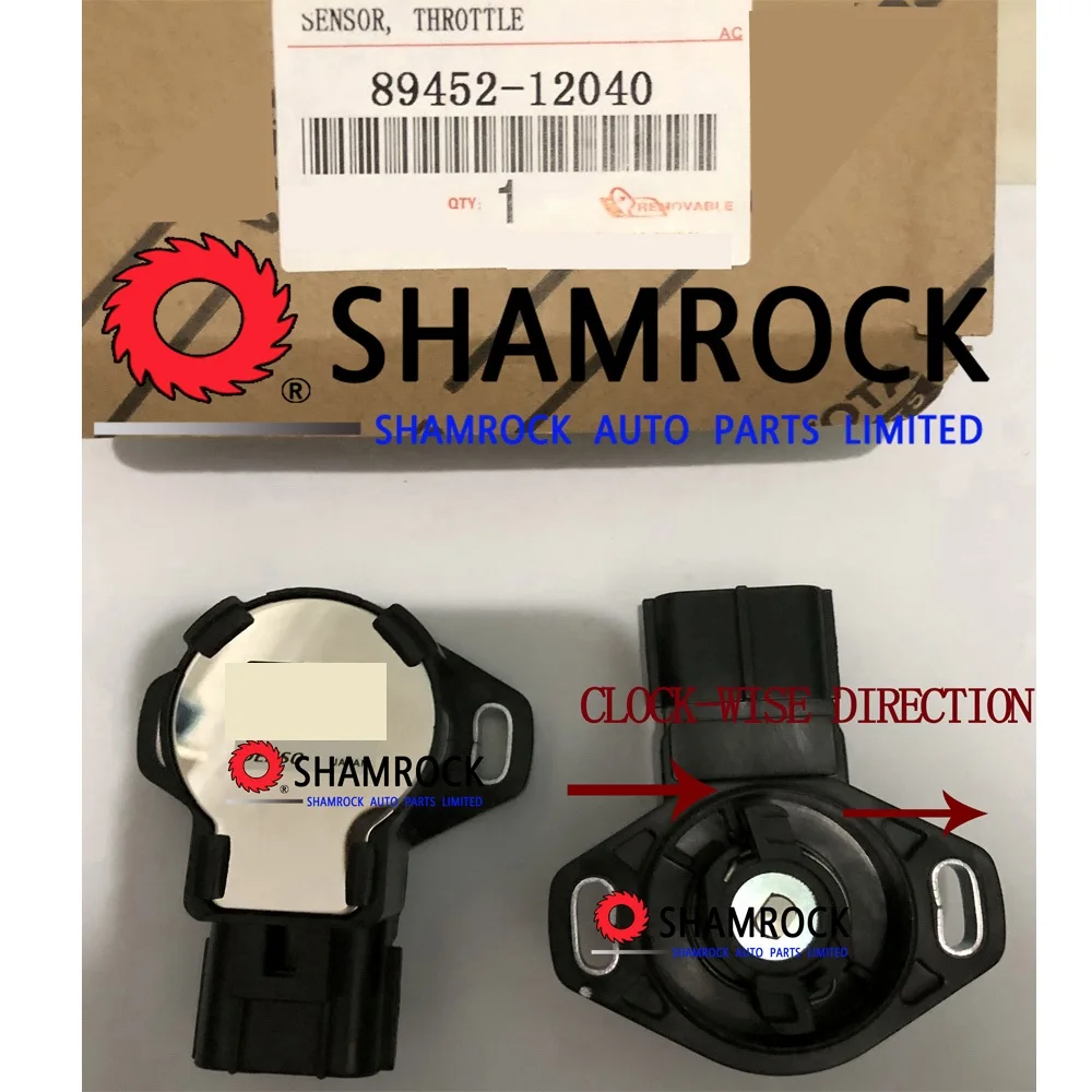 Датчик положения дроссельной заслонки 89452-12040 198500-0330 TPS OEM / 89452 12040 тактовое
