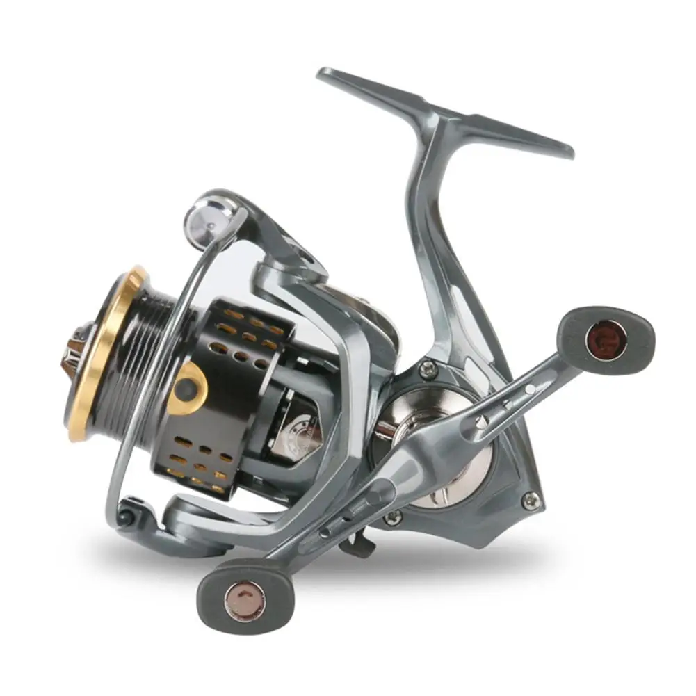 

Fishing Reel Da Series 4+1bb Metal Double Rocker Arm Spinning Wheel For Outdoor Lure Throwing Dropshipping Wholeslae