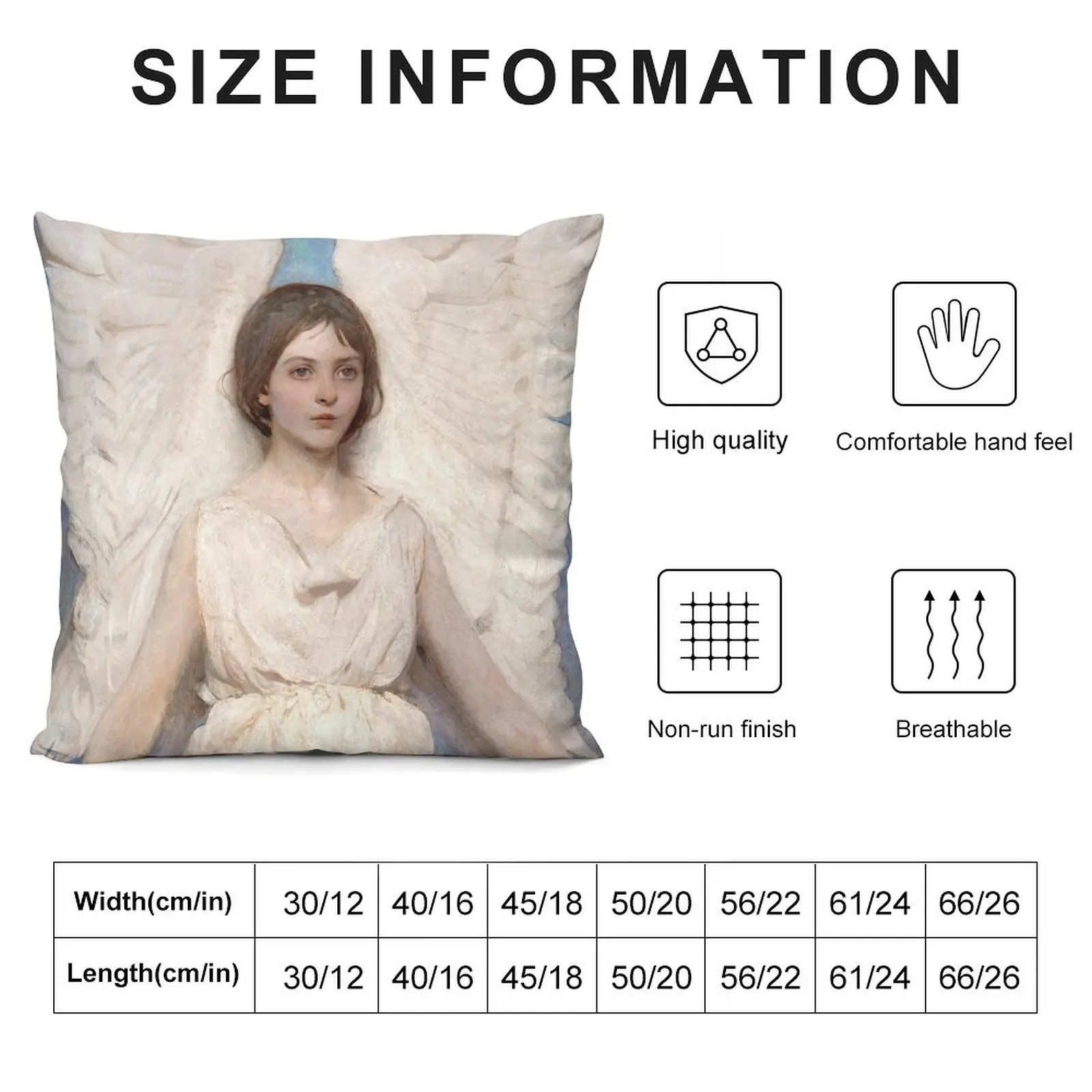 Декоративная подушка Angel by Abbot Handerson Thayer декоративная диванная роскошные