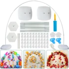 Надувные шары с регулируемым столом, набор для украшения дня рождения, свадьбы, шары, колонна-подставка, украшения для будущей мамы