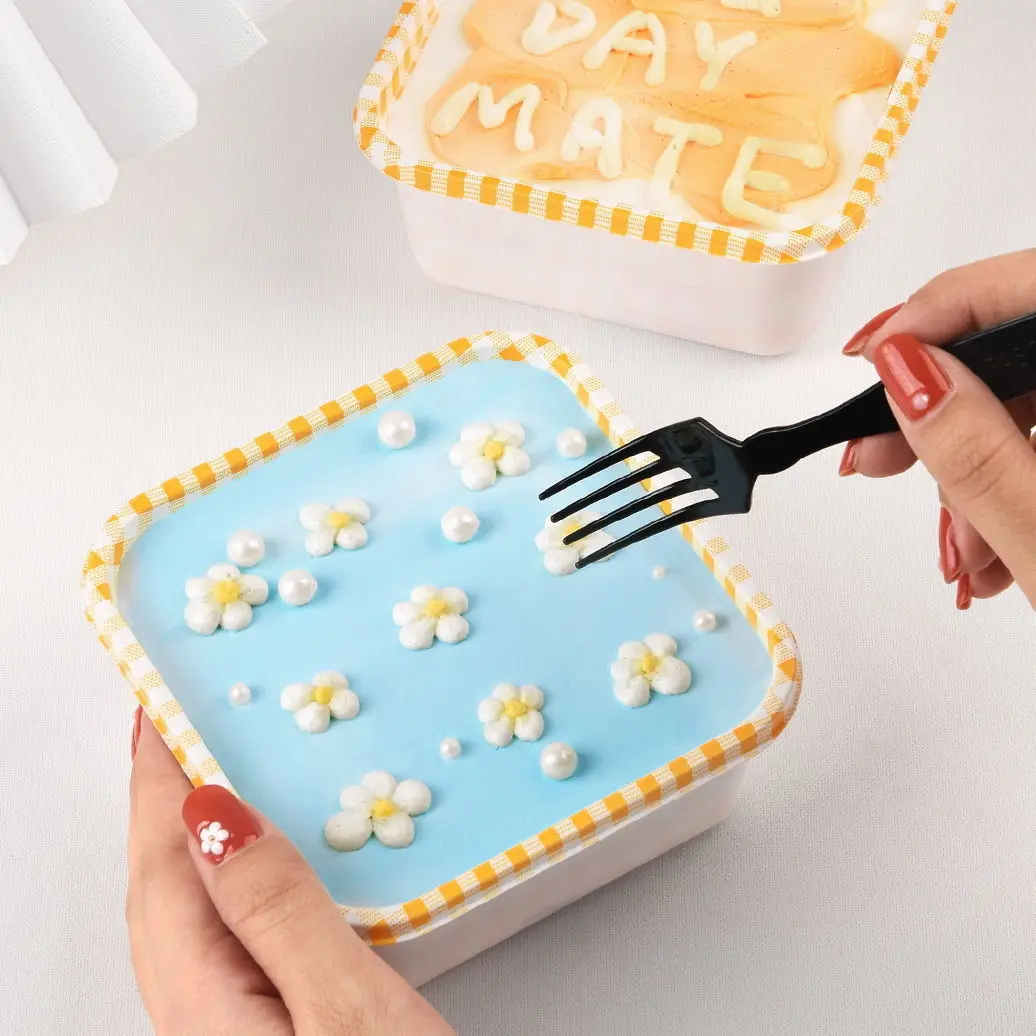 10pcs Plastic Cake Mousse Dessert Cup Yogurt Food Container 