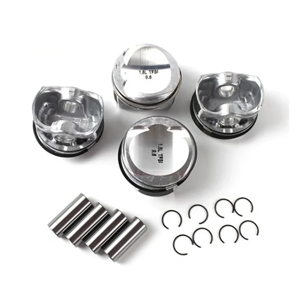 Фото Pop Engine EA888 Поршни и кольца 82,5 мм STD Комплект для Audi A3 A4 Q5 TT VW Skoda Seat GTI 2,0 TSI 06H107065AM 06H107099AM 06H107065 №2