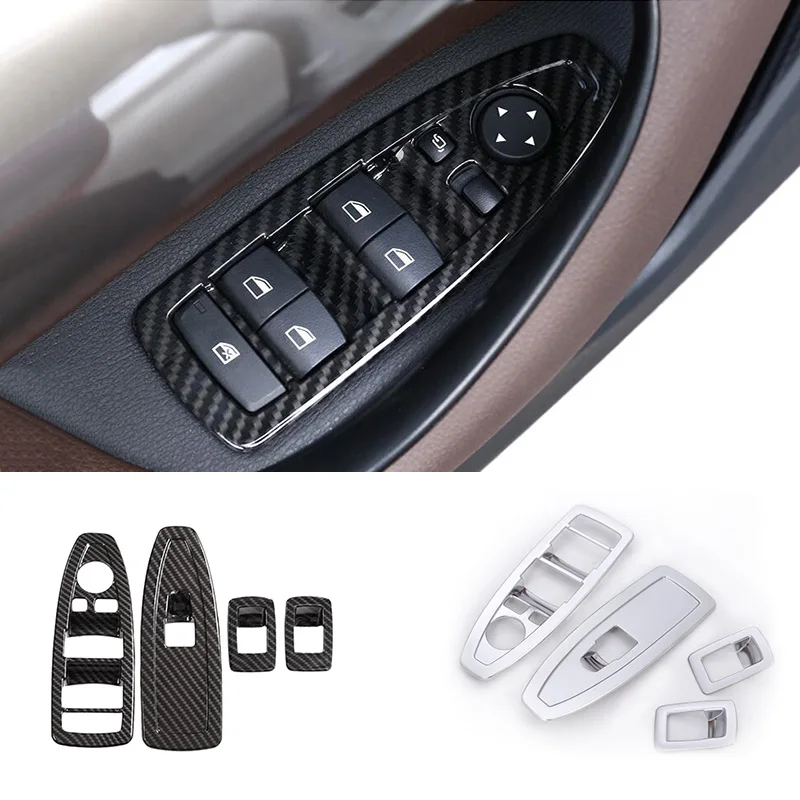 

For BMW X1 X2 F47 F48 16-21 Car Door Window Lift Button Switch Panel Decorate Cover Door Armrest Trim Car Interior Accessories