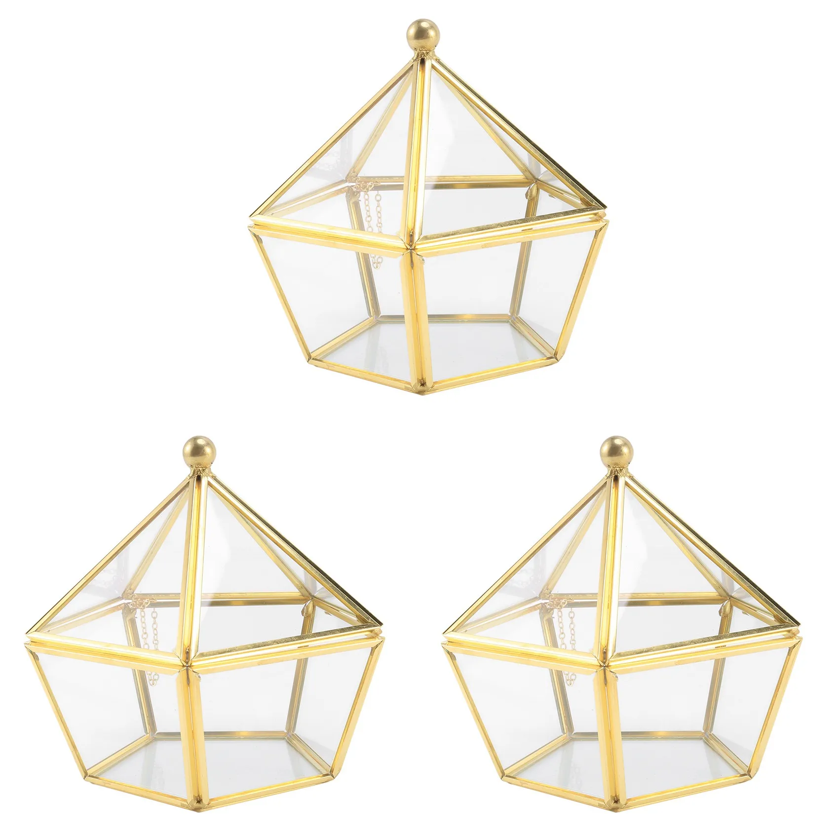 

Стеклянная шкатулка для кольца 3X, свадебные украшения, иммортный стеклянный чехол с цветком, креативное украшение для дома