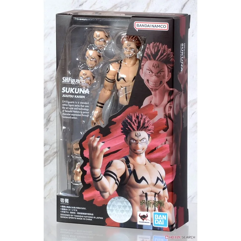 

Аниме-фигурки Bandai SHF juютсу Kaisen Ryomen Sukuna, коллекционные экшн-игрушки