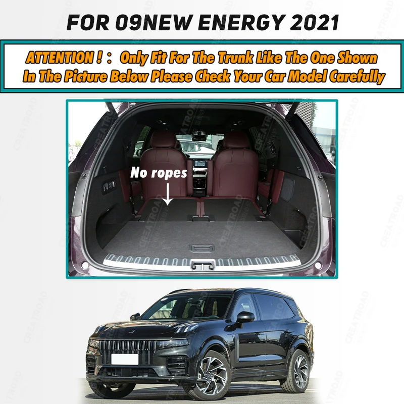 Автоматический коврик в багажник с полным покрытием для LYNK &amp CO 09 New Energy 6-Seat 2021