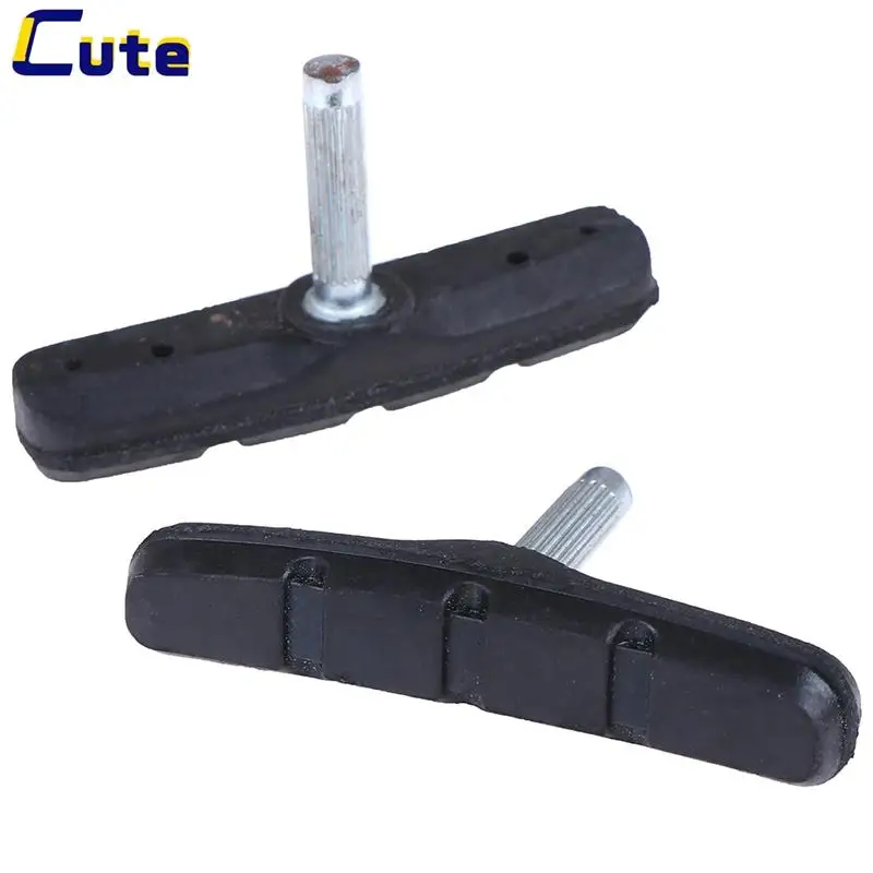 

1Pair Rubber Blocks Durable Cycling Accessories Mountain Road Bike Brake pads MTB Bicycle Braking V-Brake Holder Shoes