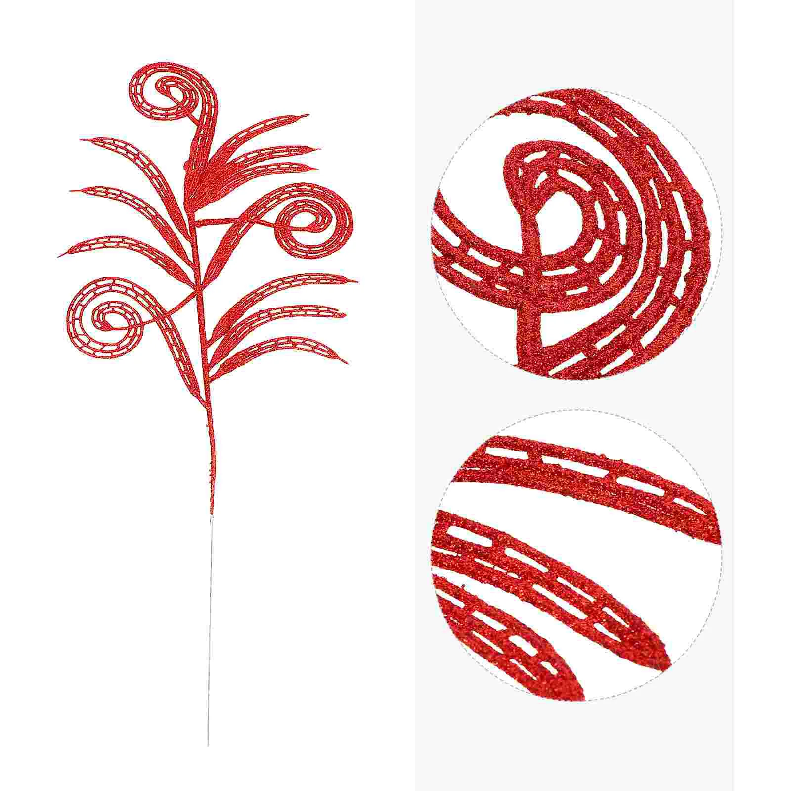 

Christmas Leaf Simulation Decor Garland Accessory Decorative Prop Xmas Fake Decoration Flower Garlands