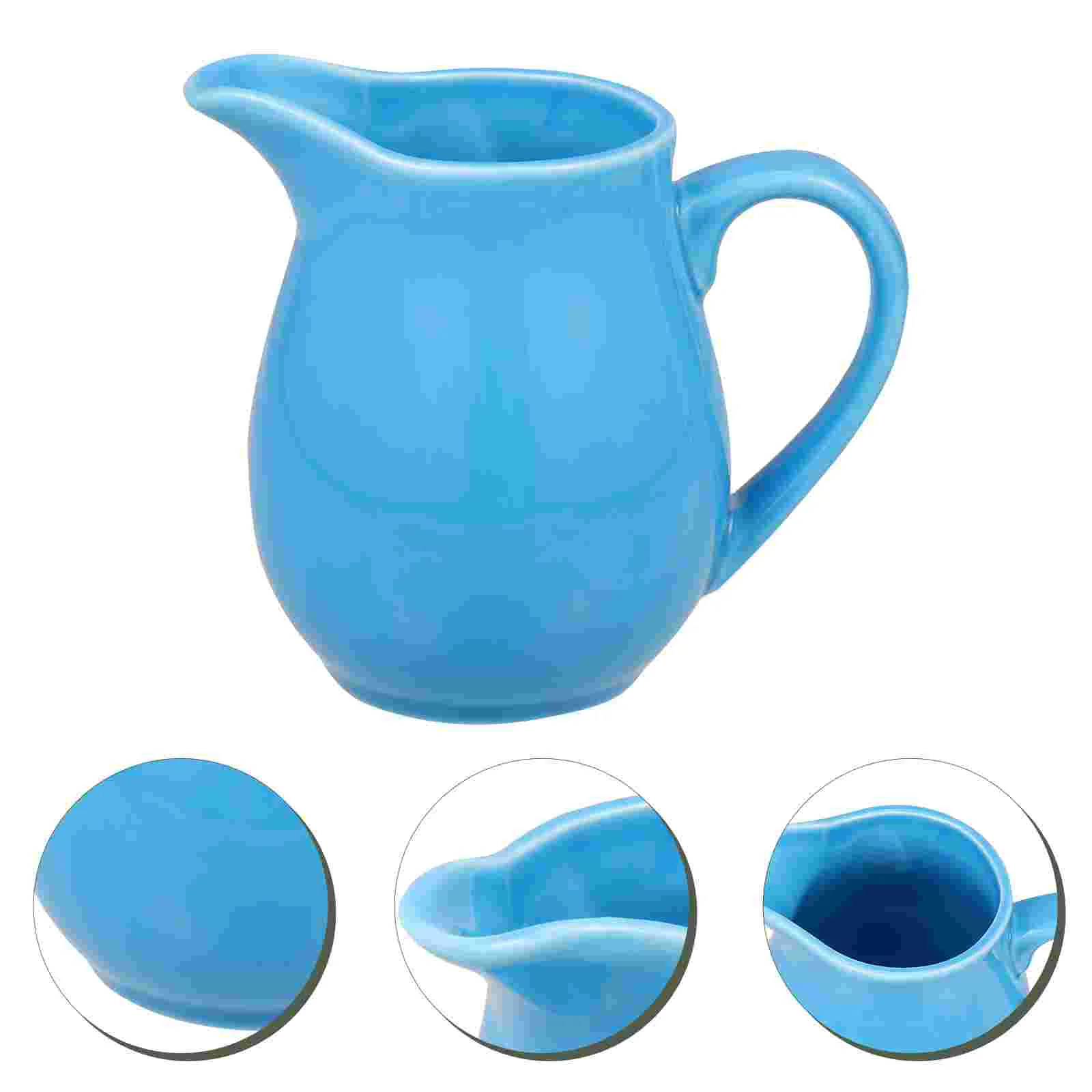 

Pitcher Creamer Jug Ceramic Sauce Coffee Cup Frothing Gravy Mini Pourer Serving Boatpour Creamdish Porcelain Bowl Cups Syrup