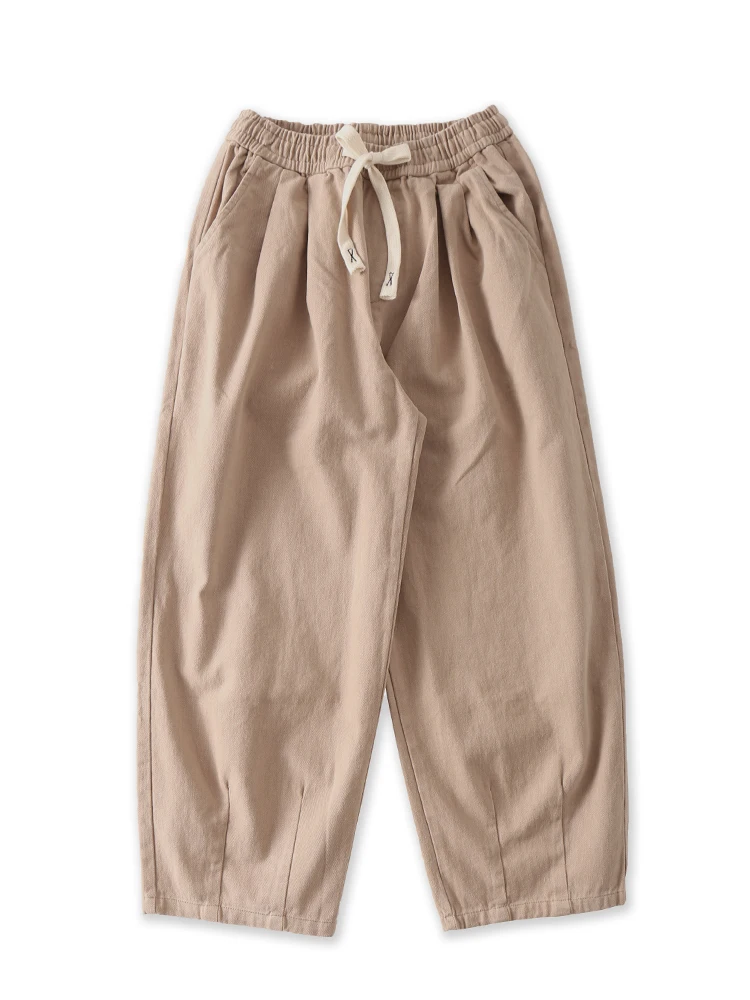 Тяжелые осенние и зимние ретро% хлопок японская мода однотонные свободные