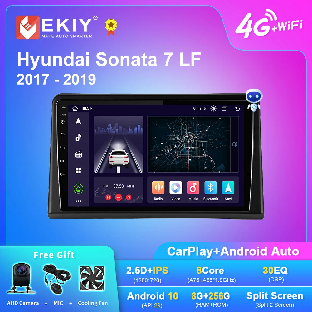 

EKIY X7 Android Car Radio For Hyundai Sonata 7 LF 2017 - 2019 Navigation GPS 1280*720 DSP Carplay Multimedia Player Auto Stereo