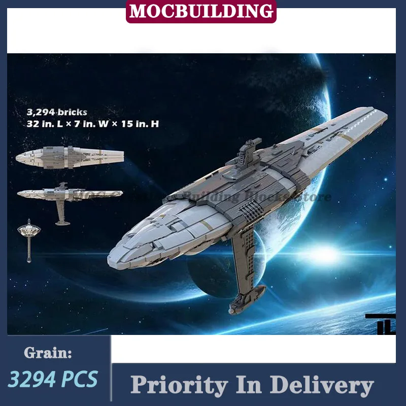 MOC UCS Модель автопарка сопротивления Строительные блоки MC75 Star Cruiser Bunkerbuster Технология Кирпичи Игрушка DIY Дисплей Детская коллекция (art.: 3920cbc1fc952) - 3920cbc1fc952