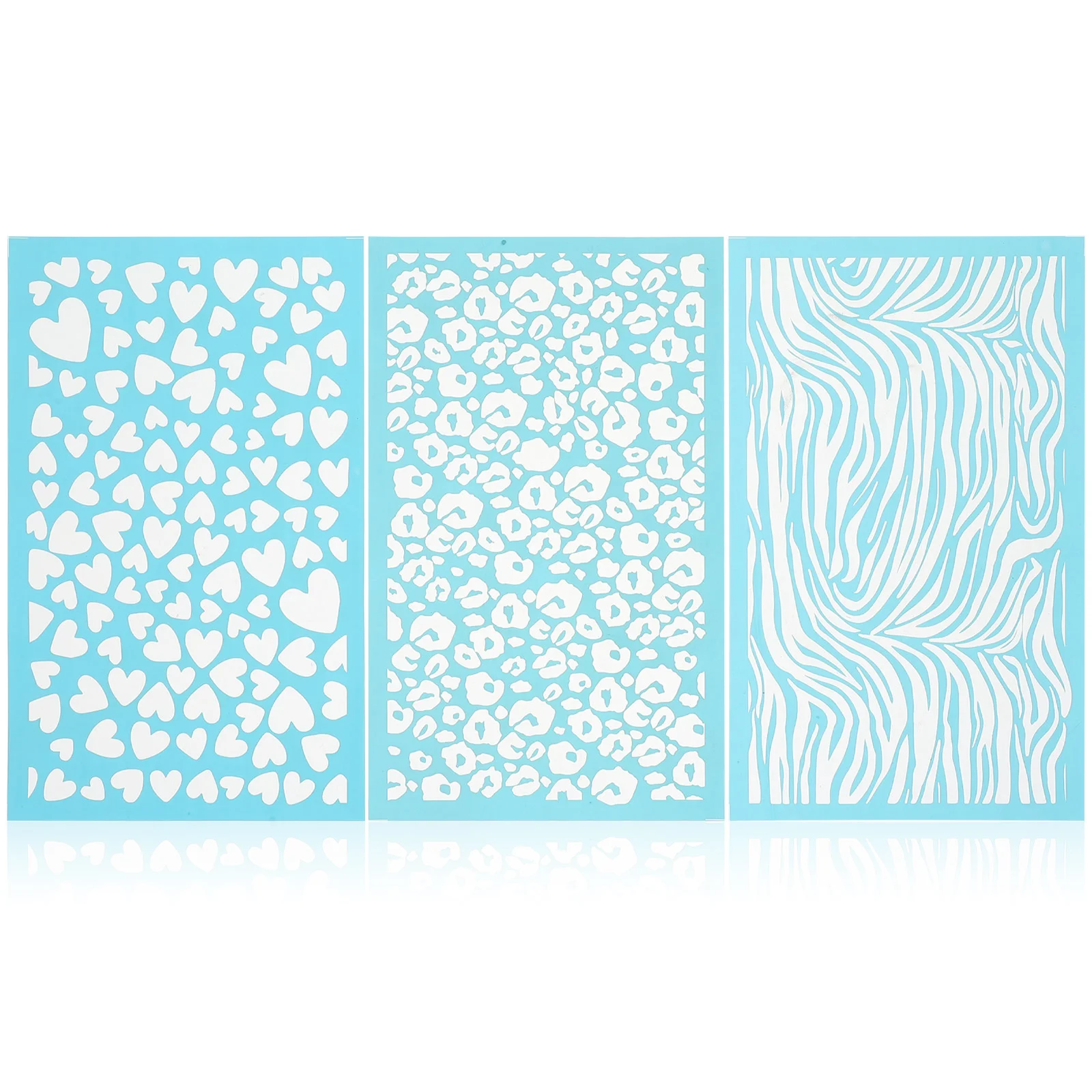 

3 Sheets of Screen Printing Stencil Stencil Printing Template for DIY Crafts