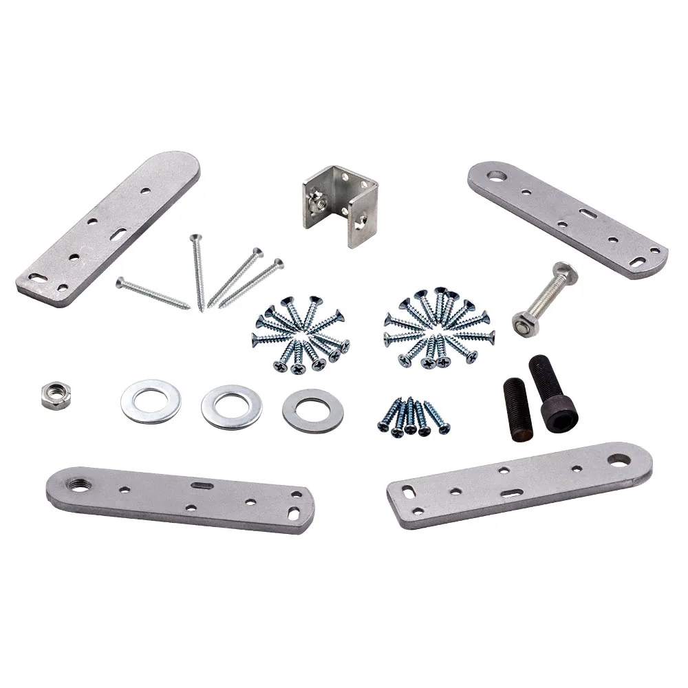 

Maxpeedingrods Silver For Pivot Hinge Kit For Hidden Bookcase Door Secret Door