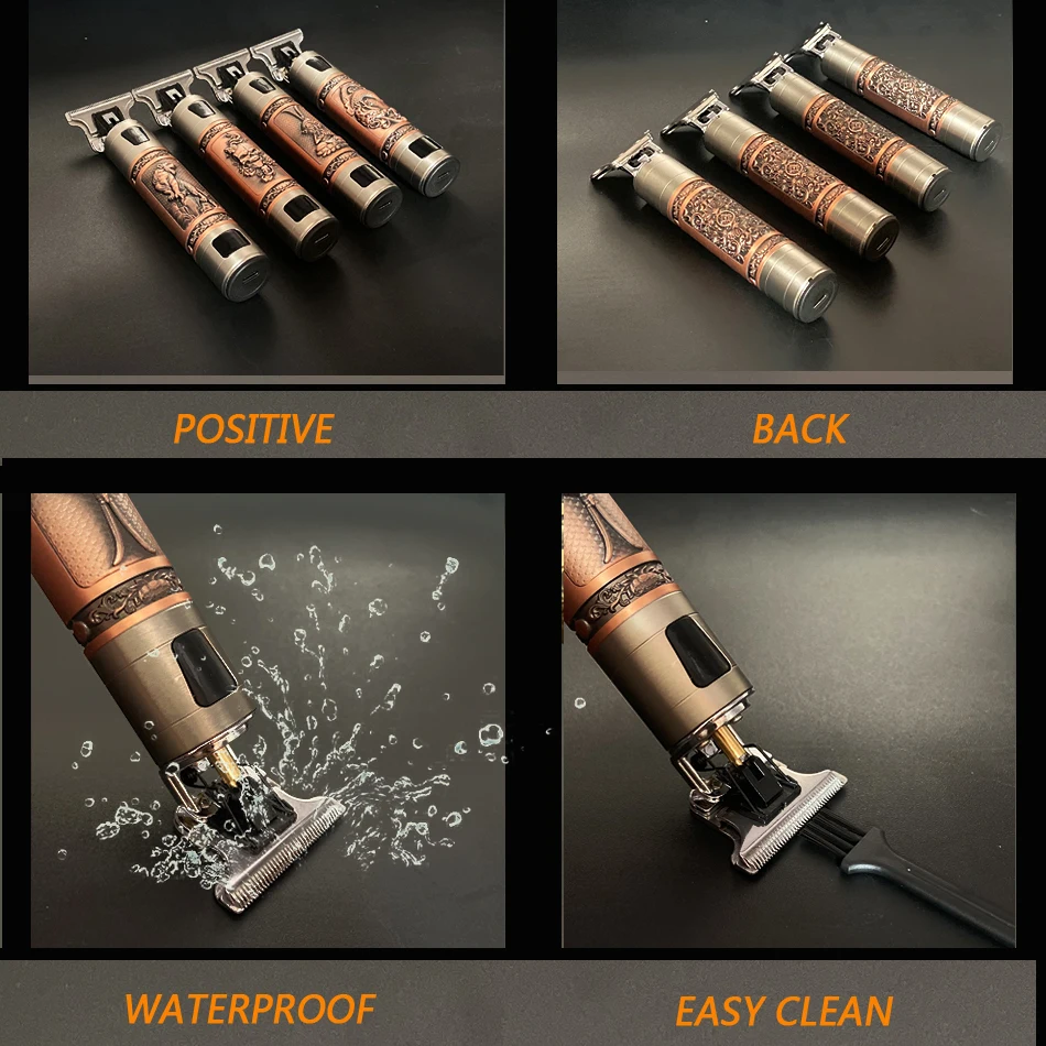 Триммер для волос Парикмахерская Машинка стрижки Беспроводная триммер бороды