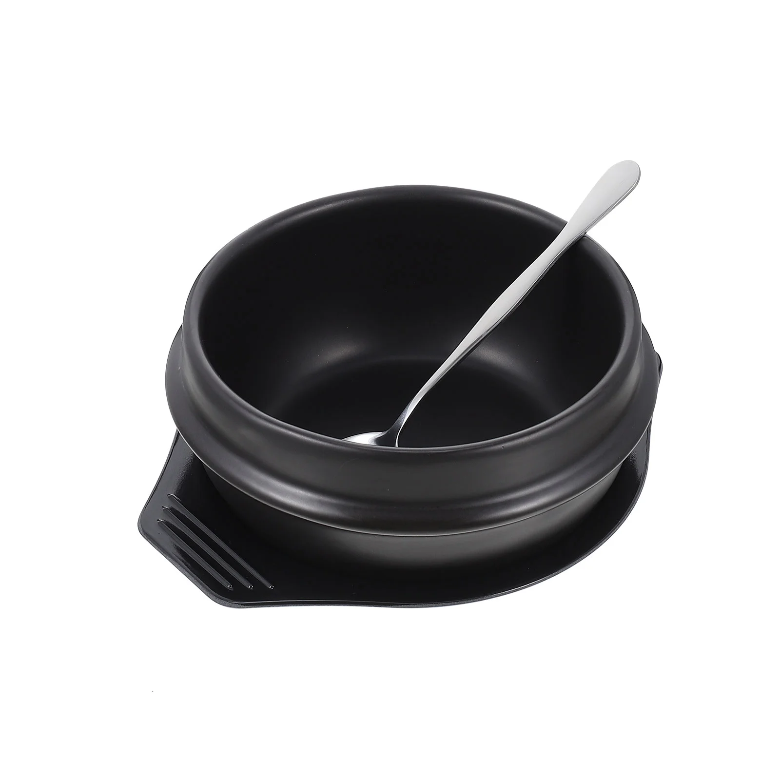 

Миска, корейский суп, рамен, кулинарная посуда из керамики, посуда Jjigae, керамические Горячие чаши, ложка из нержавеющей стали