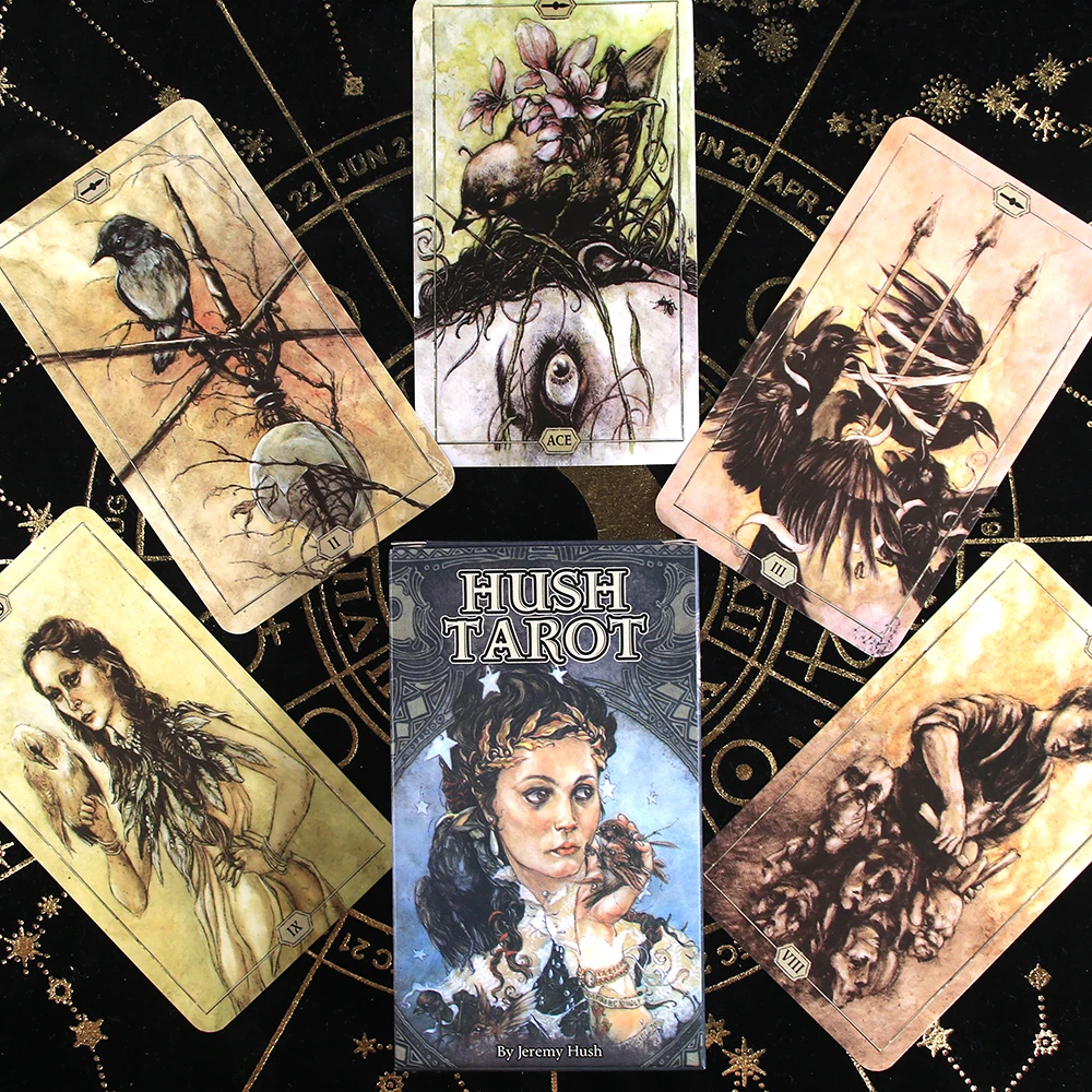 

Hush Tarot Deck новые высококачественные Настольные игры для судьбы гадания Вечеринка карточные игры