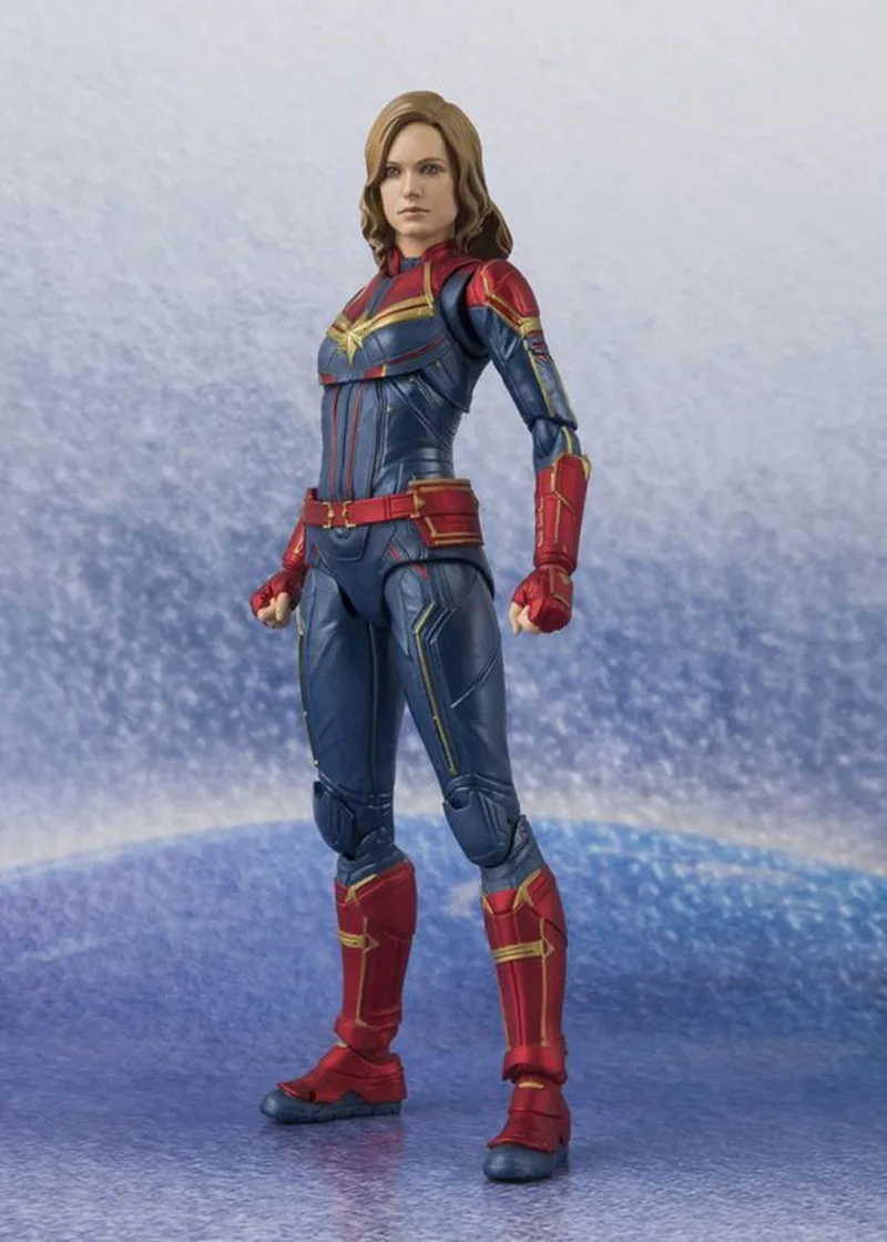 

Marvel Avengers SHF Captain Marvel PVC Figure Statue Action Collectible Model Toy 15cm
