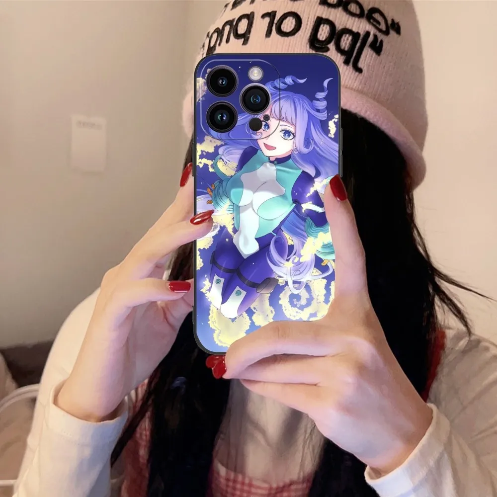 Чехол для мобильного телефона Hero Nejire Hado iPhone 15 14 13 12 11 X XR XS 8 7 Pro Max Plus Mini Black мягкий