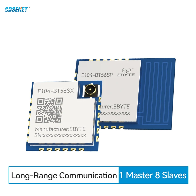 Фото Модуль Bluetooth 5.3 с низким энергопотреблением CDSENET E104-BT56SP: 1 мастер, 8 слейвов, конфигурация параметров OTA, передача iBeacon на большие расстояния №4
