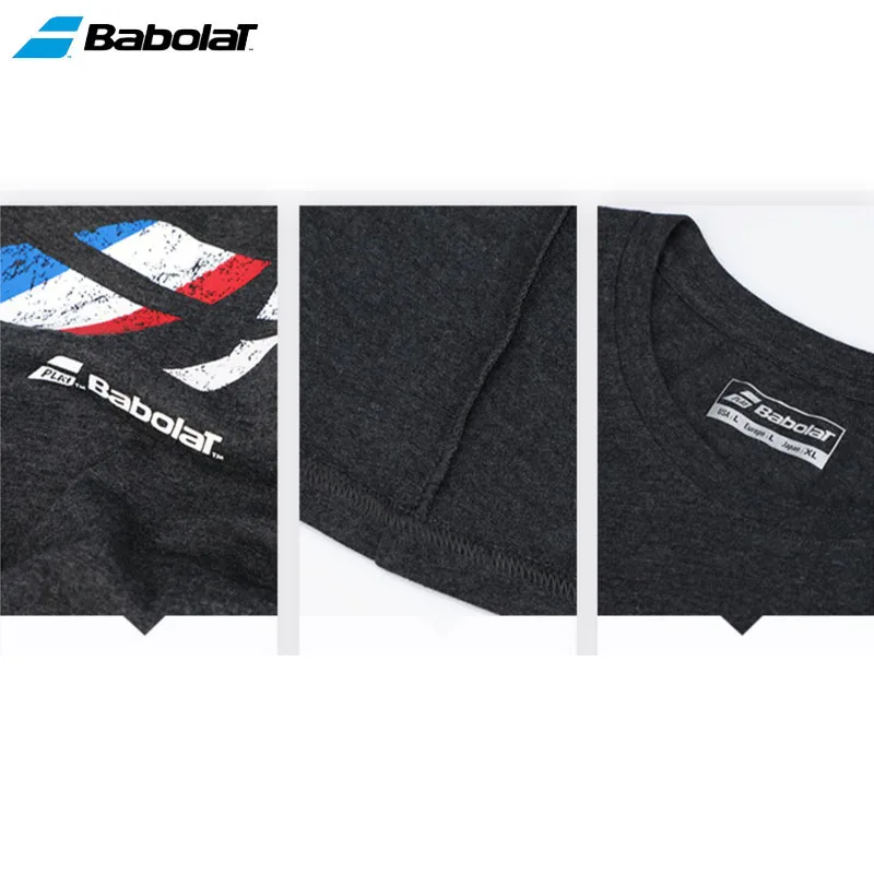 New BABOLAT Tennis Apparel T-Shirt Exercise Country Tee Original Babolat Tennis Apparel T-shirt Breathable Sweat-absorb Clothes
