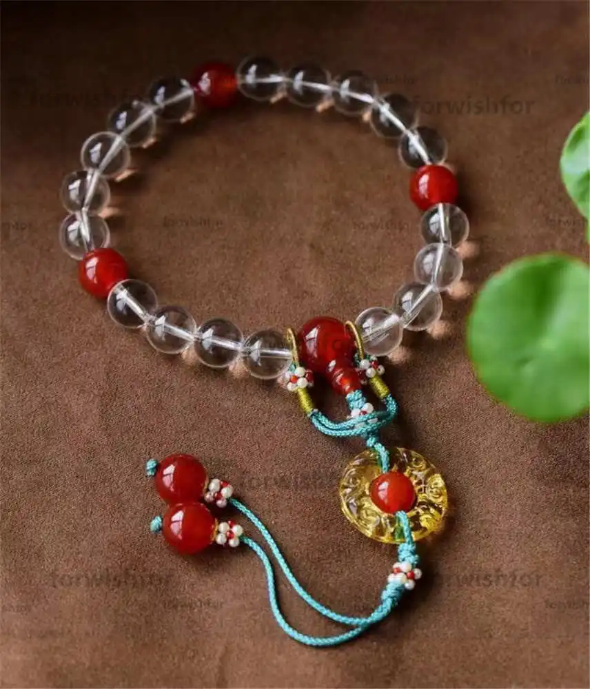 

Натуральная кожа, длинная цепь, Династия Цин, восемнадцать сыновей, украшения для дома, модные подарки