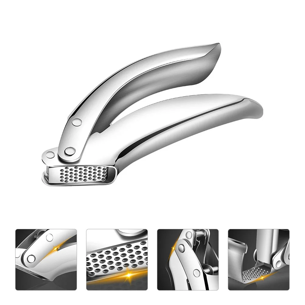 

Garlic Crusher Kitchen Ginger Press Squeezer Presser Grater Gadget Tool Cuber Peeler Manual Chili Mincer Hand Accessories