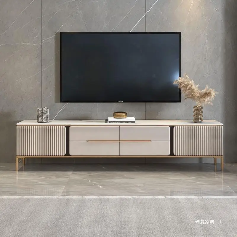 

Vintage Design Minimalistic Tv Stand Standing Luxury Drawer Universal Tv Table Granite Mobile Tv Soggiorno Furniture Living Room