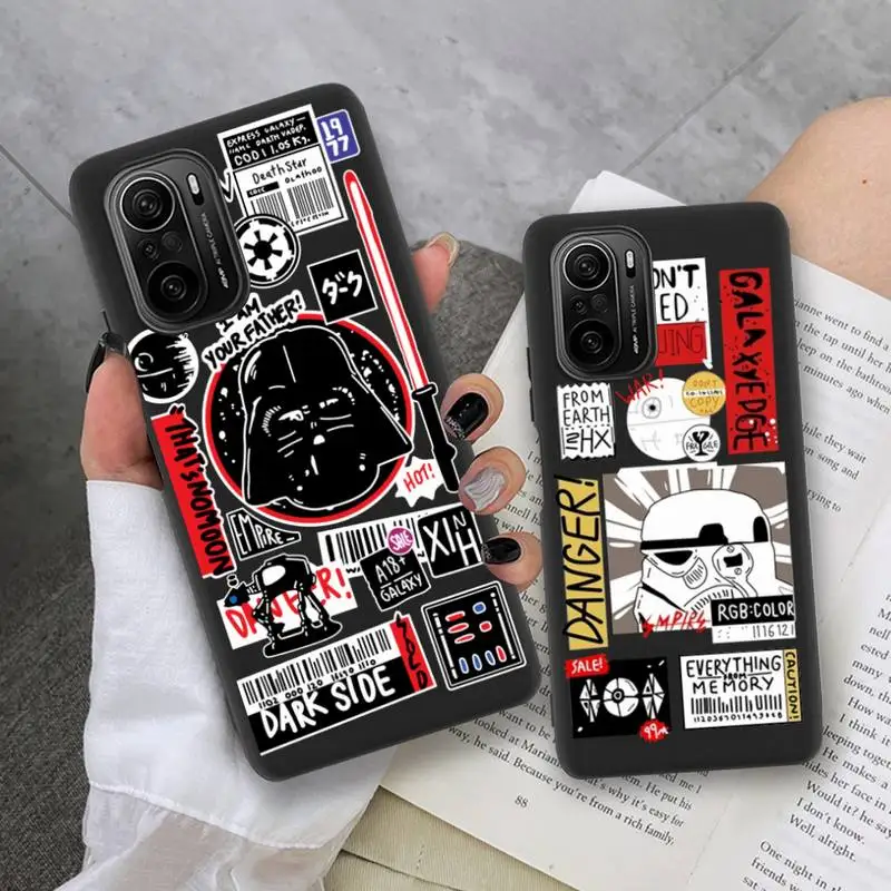 

Star Wars Logo Darth Vader stormtrooper Phone Case for Xiaomi Mi Note 11 10 9 8 11X Lite 9T CC9 POCO M3 X3 Pro SE