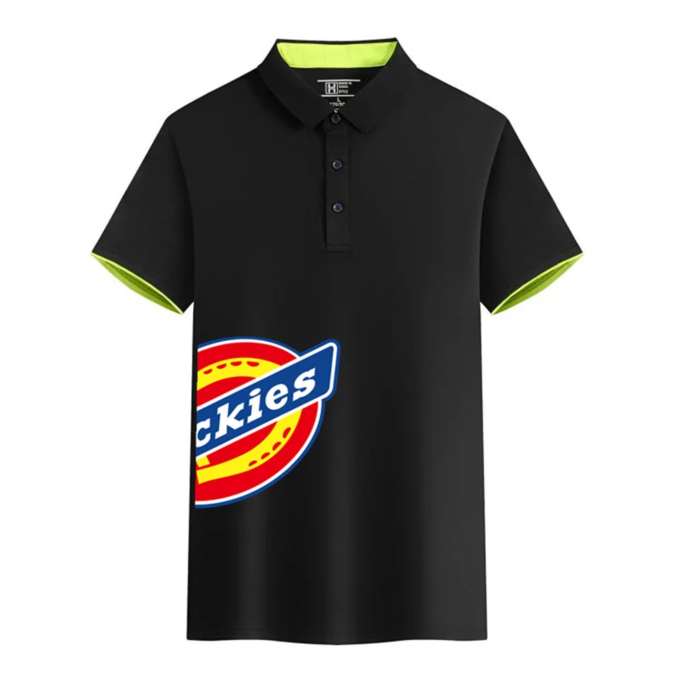 

Новинка 2023, мужская рубашка-поло, летние классные футболки с аниме мультяшным принтом, мужская повседневная классическая футболка, модные топы с соединением