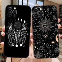 witch pattern phone case for iphone 11promax 13 12 pro max mini xr x xs 6 6s 7 8 plus funda shell cover