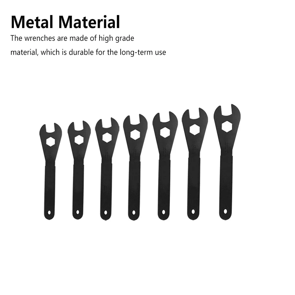 

7 шт., конусные гаечные ключи для велосипеда