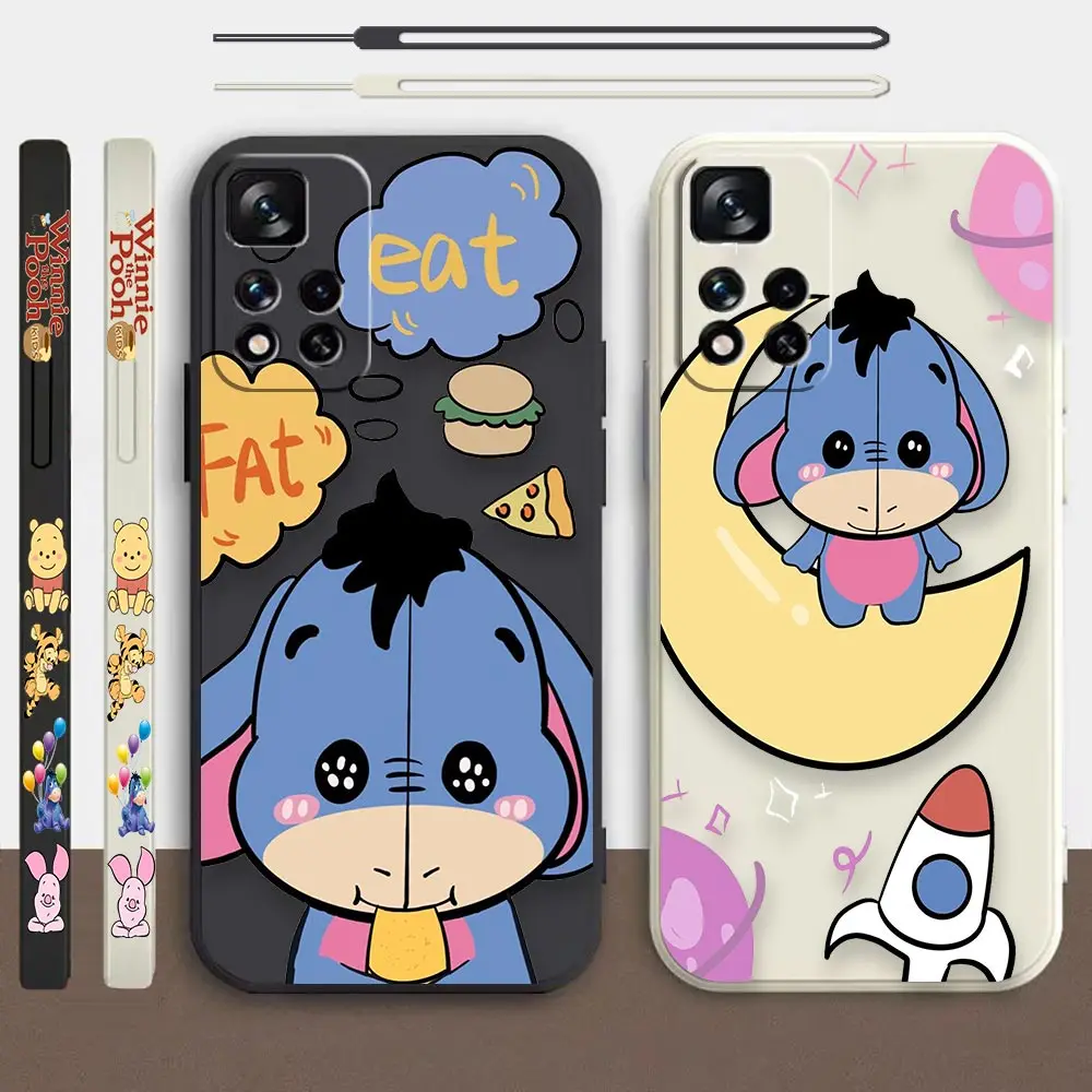 

Cute Eeyore Winnie The Pooh Cartoon Case For Redmi Note 11 11T 11S 10 10T 10S 9 9T 9S 8 7 7S 6 5 4 4X Pro Max Lite 4G 5G Cover