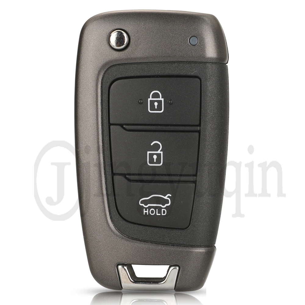 

Чехол Для Выкидного Ключа Jingyuqin С 3/4 Кнопками Для Hyundai Accent, Elantra, Kona, Santa Fe, Tucson, Veloster