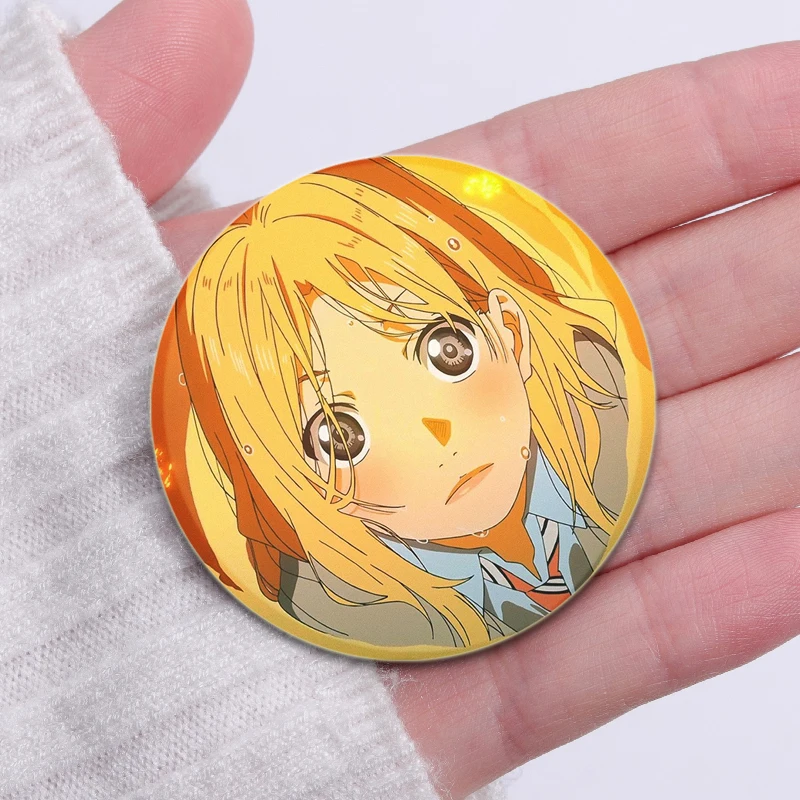 Горячая Распродажа мягкая аниме-булавка на пуговицах 32/44/58 мм круглая брошь Miyazono