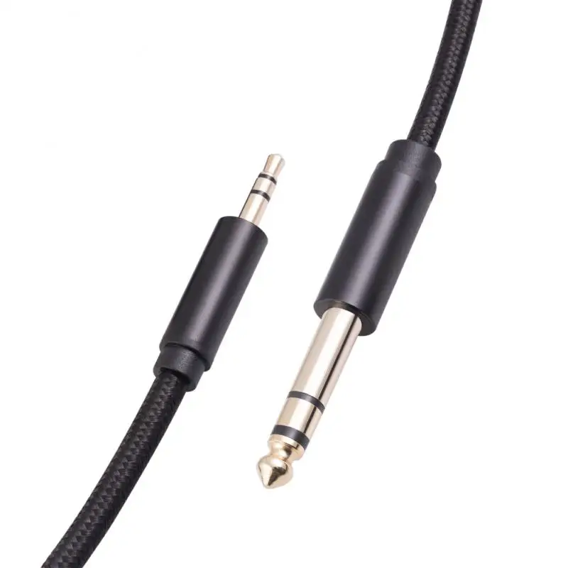 

3.5mm Audio Cable For Mixer Amplifier Speaker Cable Connected To Mobile Phone Computer Gold Plated 3.5mm Stereo Male Black Audio