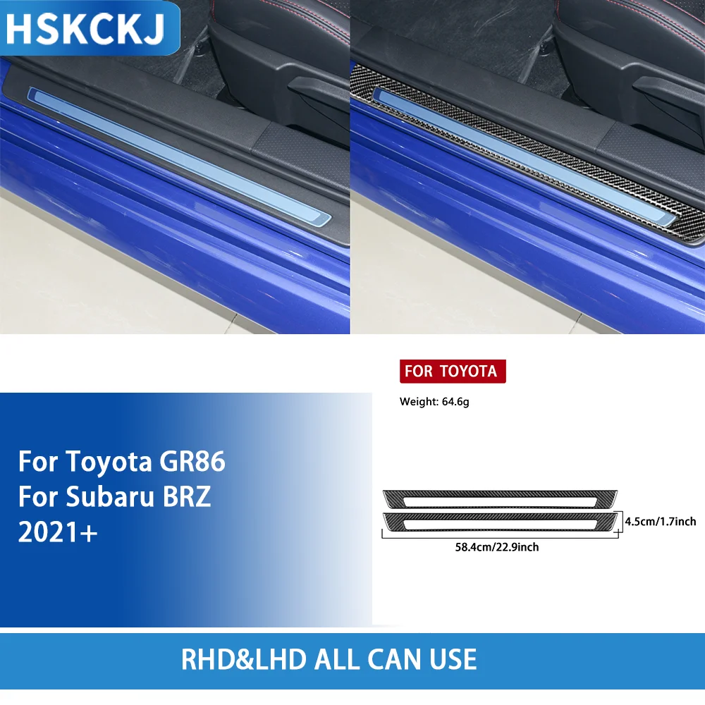 Для Toyota GR 86 для Subaru BRZ 2020 + внутренняя наклейка из настоящего углеродного волокна