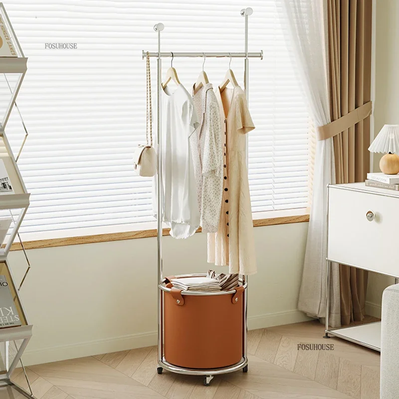 Скандинавская вешалка для пальто из нержавеющей стали подвижная одежды дома