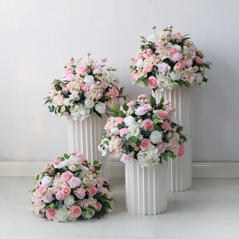 

Большой Шелковый шар из искусственной розы, свадебное украшение для дома и осени, большой букет высокого качества, роскошная композиция из искусственных цветов
