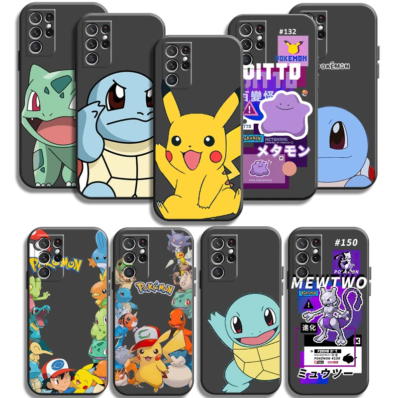 

Pikachu Pokemon Phone Cases For Samsung Galaxy A31 A32 4G A32 5G A42 5G A20 A21 A22 4G 5G Carcasa Back Cover Soft TPU