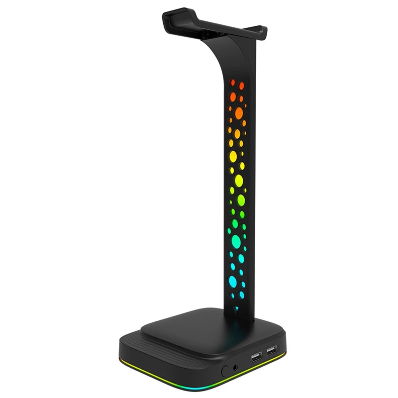 

Накладная гарнитура, Настольный кронштейн, подставка для наушников RGB, подставка для наушников, поддержка USB, игровые аксессуары для ПК