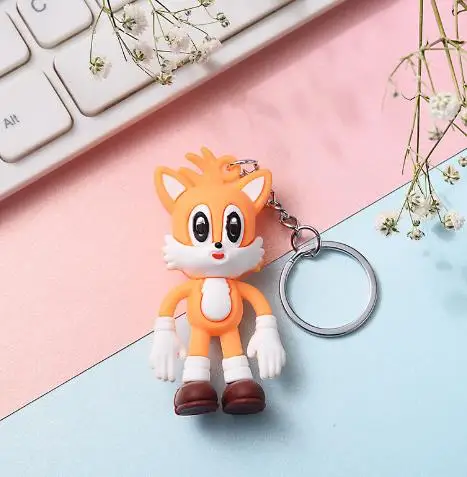 Соник игрушки Фигурки Брелок Картонные Фигуры Модель Моды Рюкзак Подвески Милые Игрушки Подарок для детей.