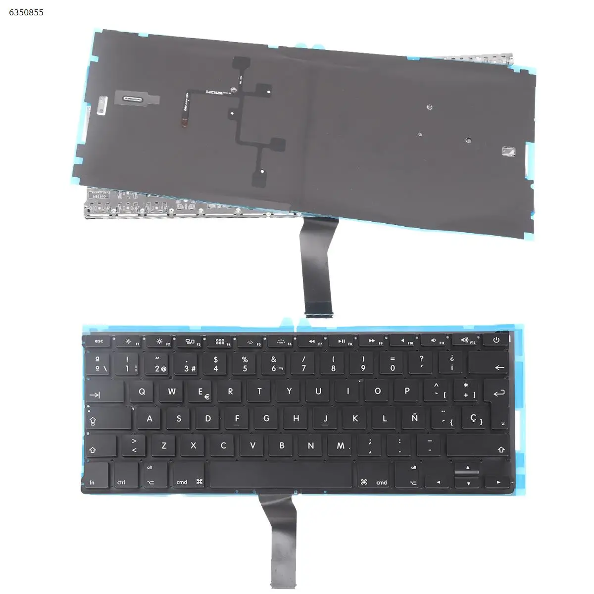 

SP Laptop Keyboard for APPLE Macbook Air A1369 A1466 MC965 MC966 MC503 MC504 13" BLACK For 2011-2015 With Backlit Board