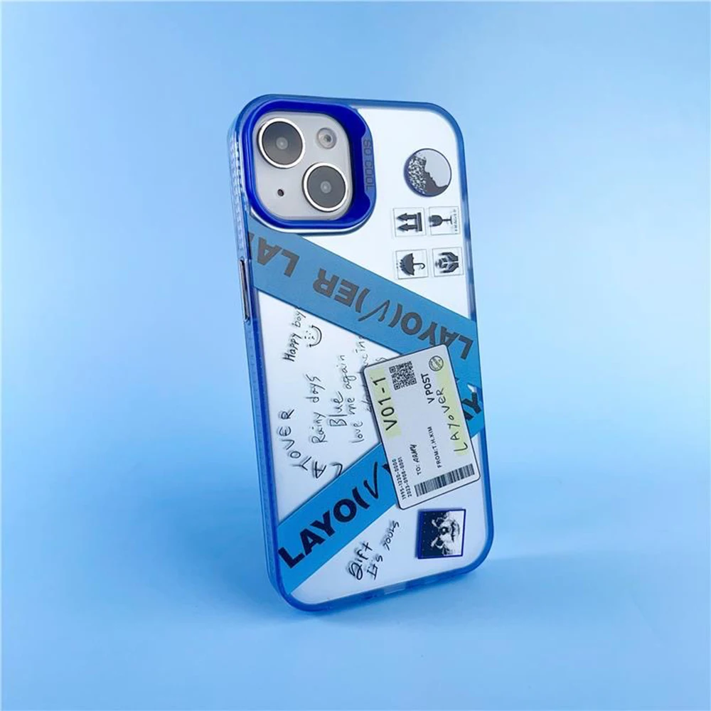 V LAYOVER TaeHyung Phone Case for Oppo Realme 13 12 11 10 9i 8 8i C65 C63 C55 C53 C35 C33 C20 C21Y C15 C21 Matte Back Cover