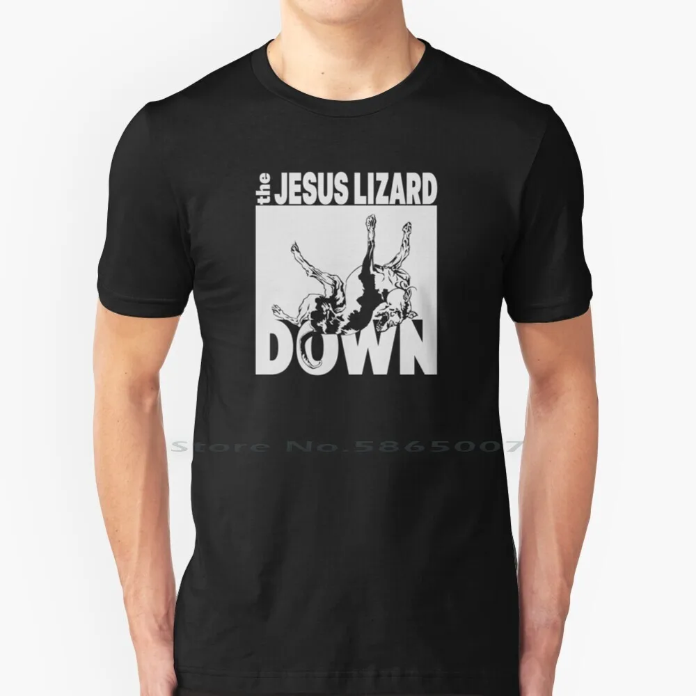 Белая футболка с изображением Иисуса и ящерицы 100% хлопок музыкальный шум пух